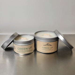 Green Up Candle Tin