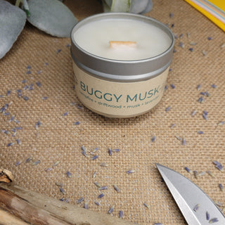 Buggy Musk Candle Tin