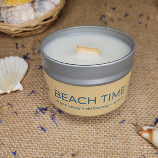 Beach Time Candle Tin