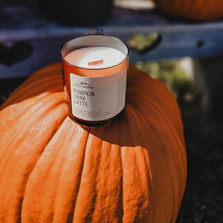 Pumpkin Tank Latte Candle