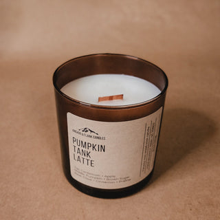 Pumpkin Tank Latte Candle